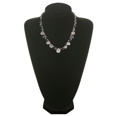 Laura Gibson Multi-Color Gemstone Silver Necklace