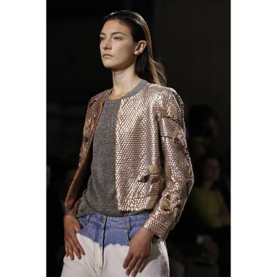 SS 2011 Dries Van Noten Runway Sequin Cropped Jacket