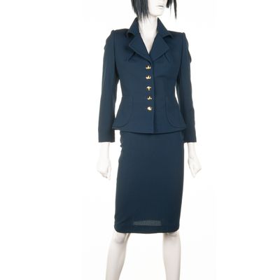 Vivienne Westwood London Blue Skirt Suit - Gold Label