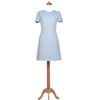 Christian Dior Ice Blue Cashmere Mini Dress