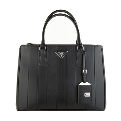 Prada 'Galleria' Double Zip Safiano Leather Tote Bag