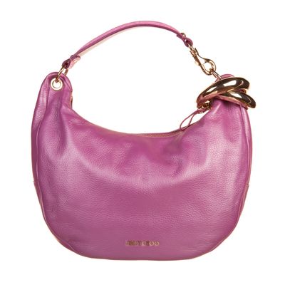 Jimmy Choo Deerskin 'Solar' Orchid Pink Hobo