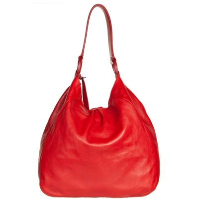 Jil Sander Red Leather Shoulderbag