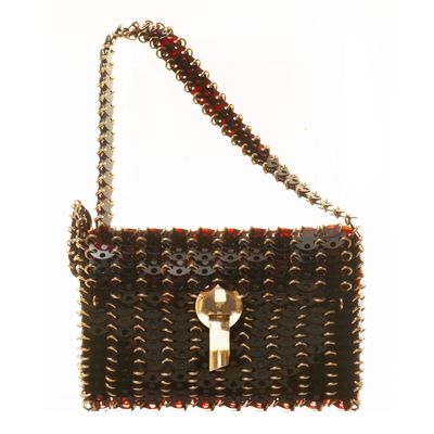 A Paco Rabanne Disc Chain-link Bag