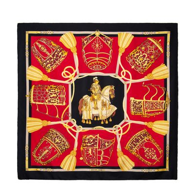 Hermès Carré 'Les Muserolles' designed by Christiane Vauzelles