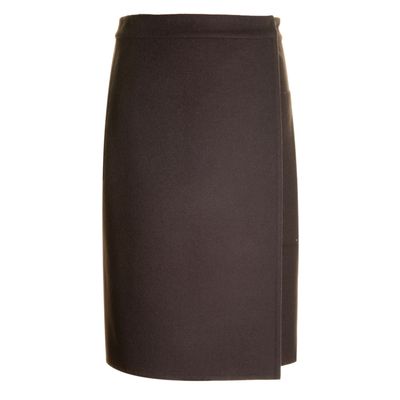 Hermès Brown Cashmere Skirt