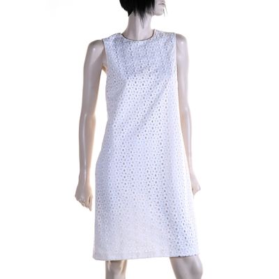 Christian Dior Broderie Anglaise Sleeveless Dress