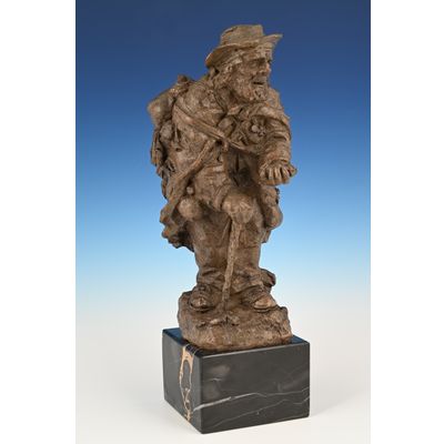 A terracotta sculpture