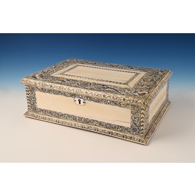 Ivory document box,  Vizagapatam