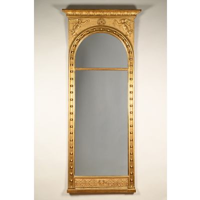 A  large Empire mirror.