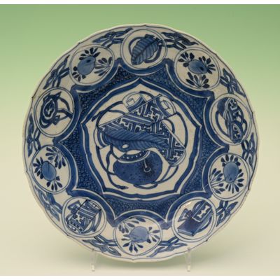 Een Chinees porseleinen bordje