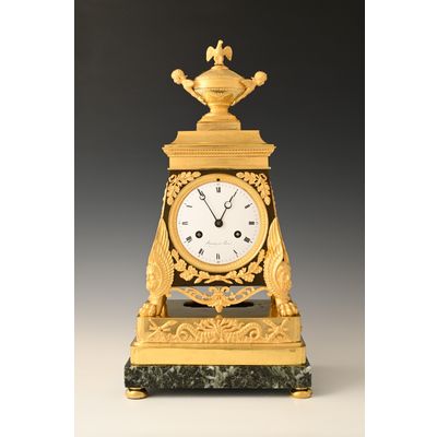 A Directoire mantel clock