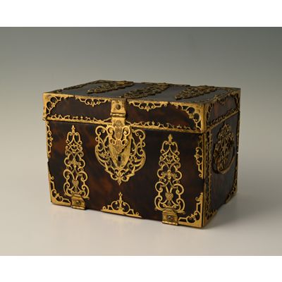 A rare and very attractive document box