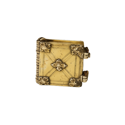 Een verguld zilveren boekje