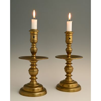 A pair of Heemskerk candlesticks