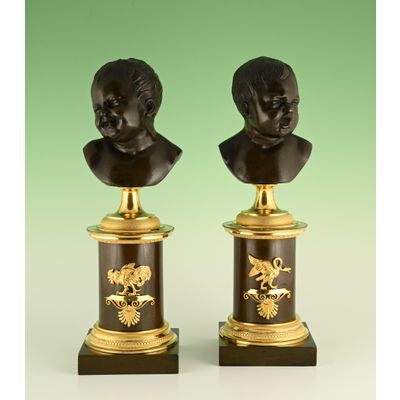 A pair of Empire sculptures