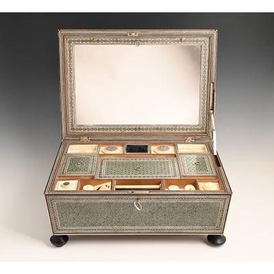 An Anglo Indian, Vizagapatam sewing box