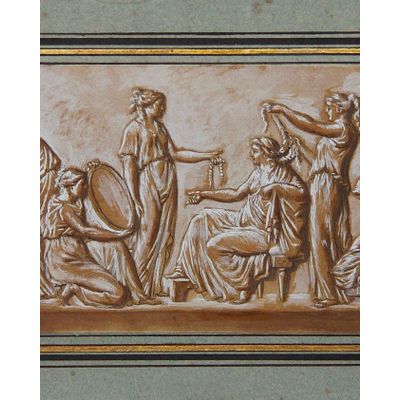 Tekening: Ochtendtoilet