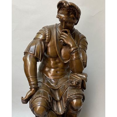 F. Barbedienne: Lorenzo de'Medici naar Michelangelo