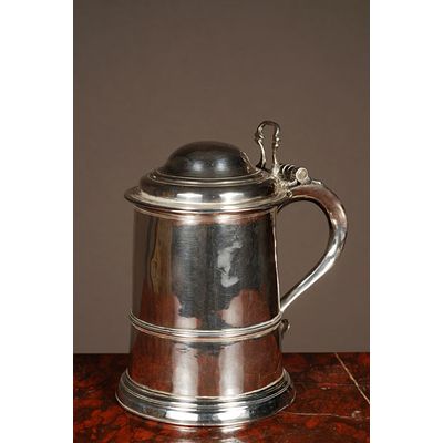 A good heavy English George II Tankard, circa 1750