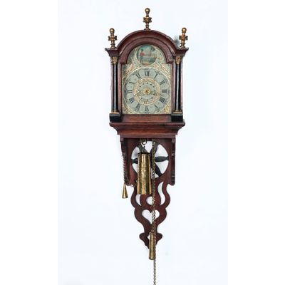 Dutch Mid-19th Century Folk Art Wall Clocks So-Called 