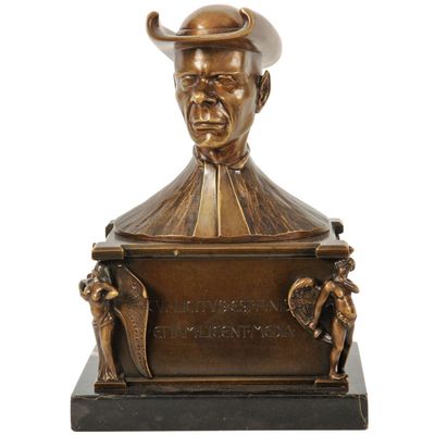 Very Nice Hypocrite Bronze Sculpture, Germany, circa 1925