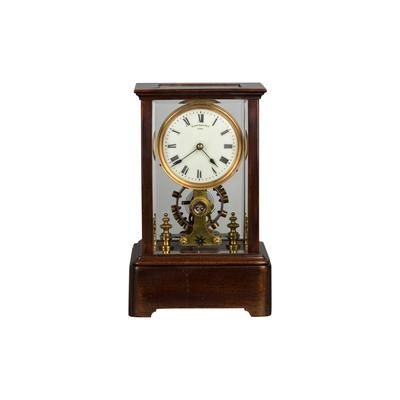 A battery powered mantel clock circa 1908 by Eureka Clock Co Ltd.