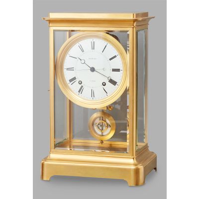 A big impressive 8 days  four glass ormolu table regulator.circa 1860 signed CHATOUREL A PARIS