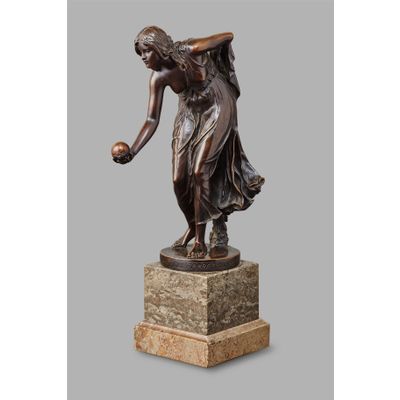 WalterScott KugelSpielerin Patinated Bronze