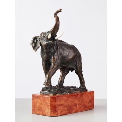 Elephant Bronze Statue