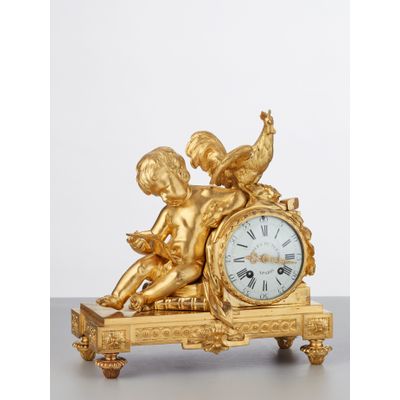 A classic early Louis XVI pendule by Charles du Tertre, circa 1780
