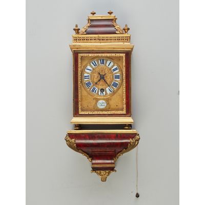 Schildpad wandklok met console