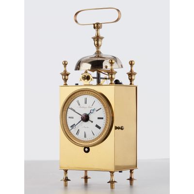 A French ‘Capucine’ carriage clock by Laubis a Nantes, circa 1840