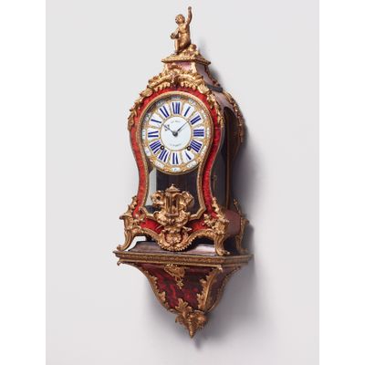 A French Louis XV bracket clock by Gudin Paris, circa 1740