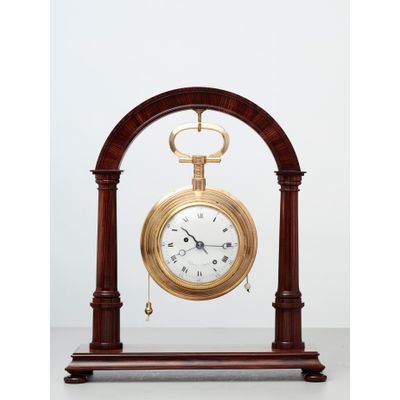 A French gilt bronze coach watch by Festeau a Paris, circa 1790