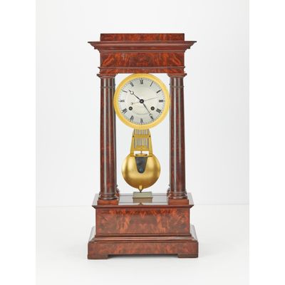 4 glass table regulator clock from Janvier Paris Workshop