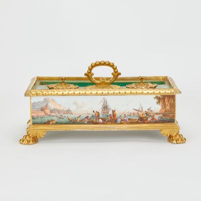 French Porcelain Inkwell