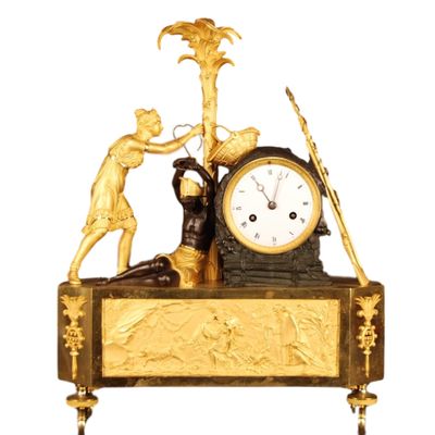 Abs-01 Pendule au bon sauvage ‘Atala liberating Chactas’