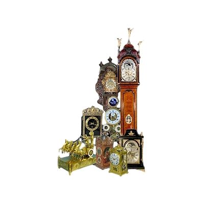 A collection of more than 300 top quality clocks and fine Art