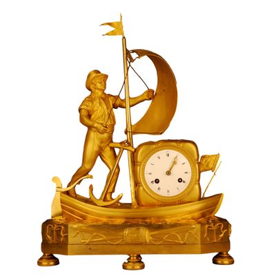 M156 Gilt bronze French Directoire 'genre clock'