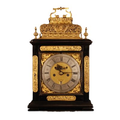 BR12 Double basket musical bracket clock
