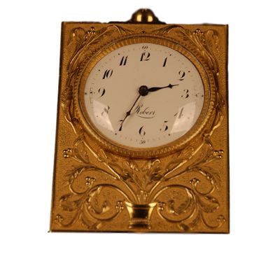 C18 carriage clock Robert ( seller - on dial)/L(ouis) Leroy et Cie