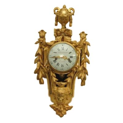 W20 Louis Seize Cartel clock. In superb original condition period gilding