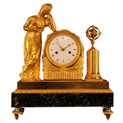 M40 French mantle clock 'La Liseuse'
