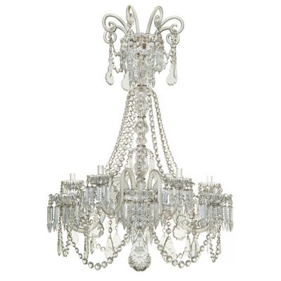 An Empire Crystal 12-Lights Chandelier