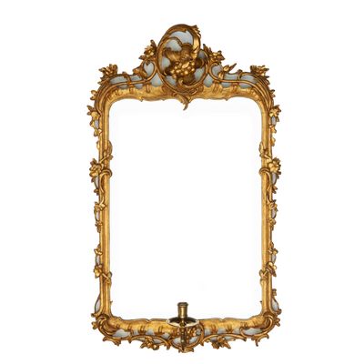 A Louis XV Mirror Bronze Mounted Girandole