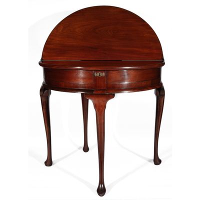 Een Opklapbare Mahoniehouten Wandtafel