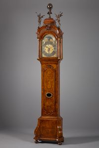 Dutch musical longcase clock, Amsterdam, Paulus Bramer 1