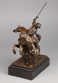 Turk on a Lion Hunt, Francesco Fanelli (1577-after 1657?) 2