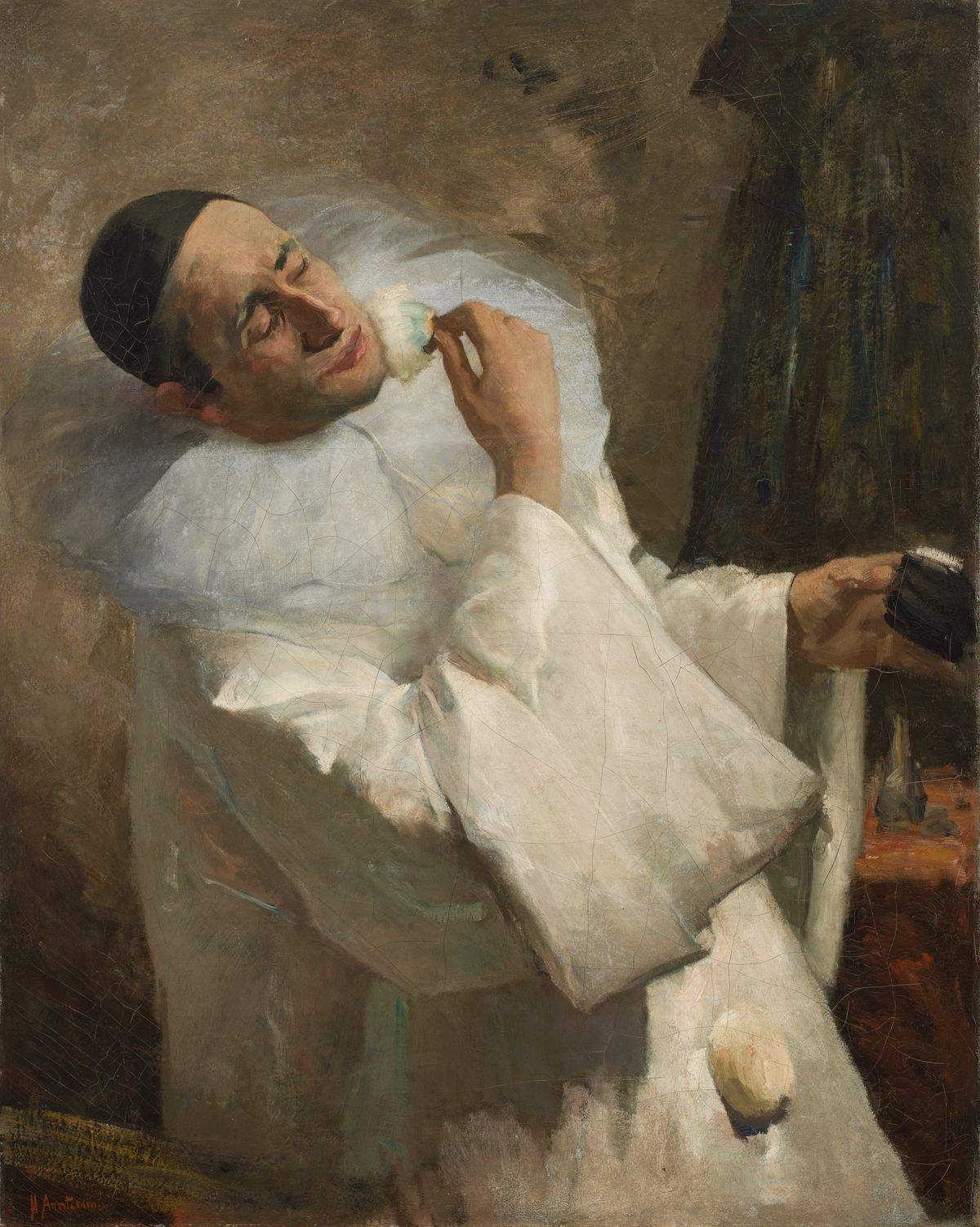 Portrait of a Pierrot (presumably Buziau)